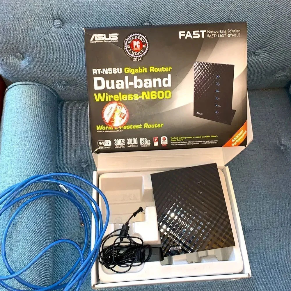 ASUS‎ RT-N56U Gigabit Dual Band Wireless N600 Router